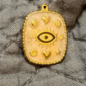 Mystical Gold and Cream Brooch